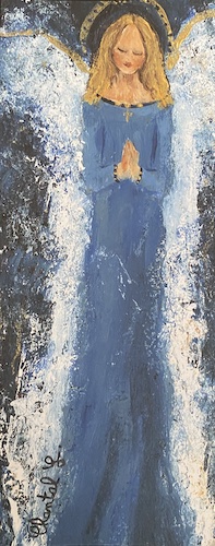 #44 Blue Angel Tall Card by Chantal Littleton