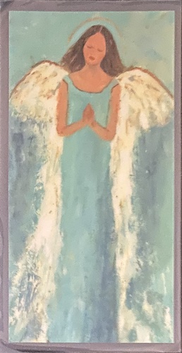 #34 Turquoise Angel Bookmark by Chantal Littleton