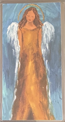 #39 Orange Angel Bookmark by Chantal Littleton